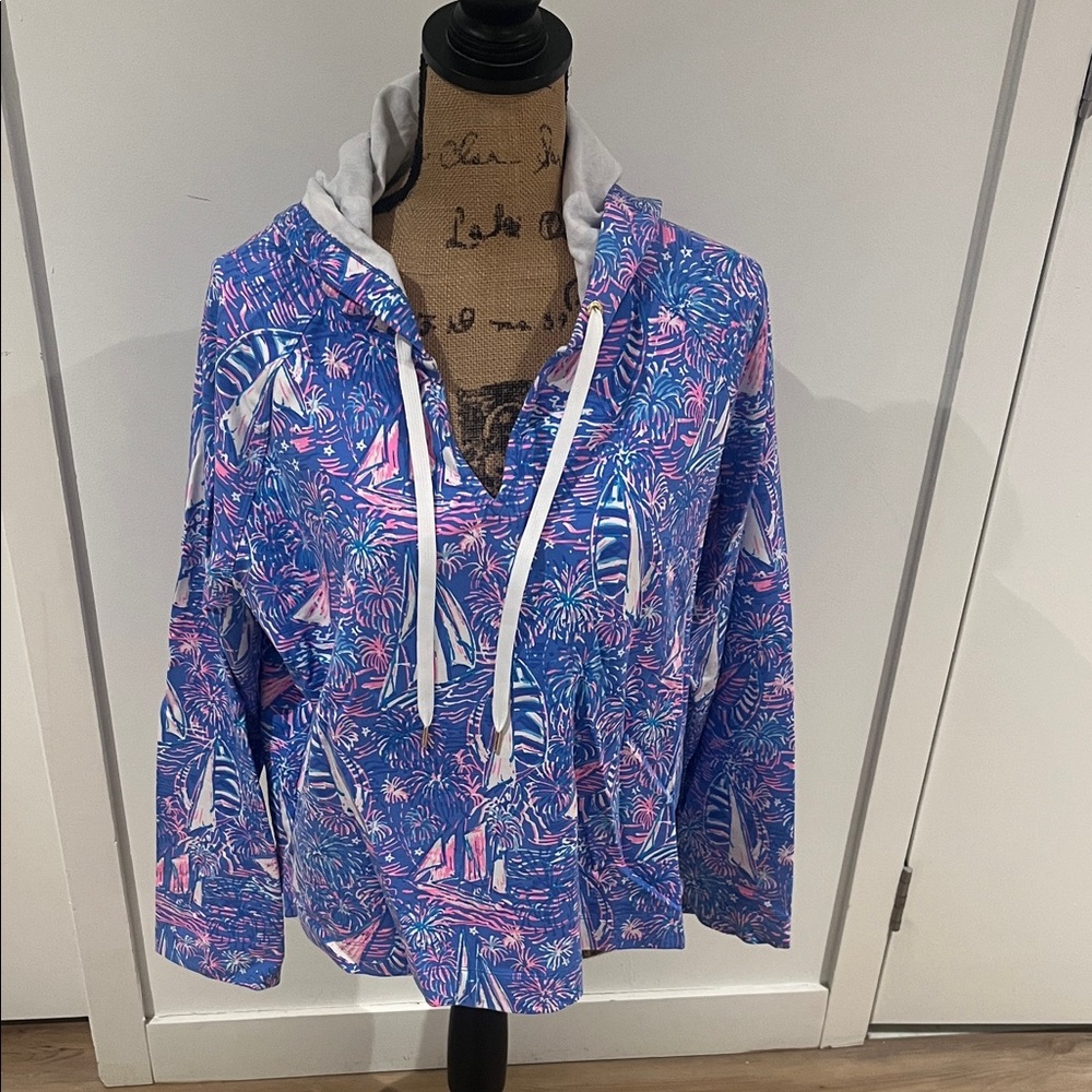 Lilly Pulitzer Sailibration Pants and Kiawah hoodie Set - Picture 6 of 9